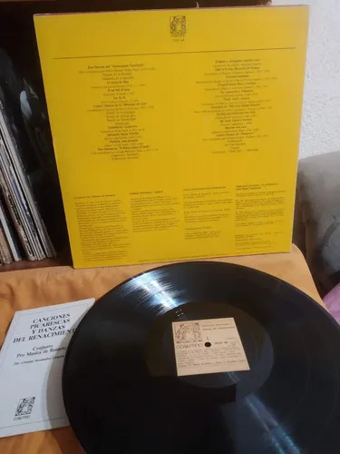 Pro Musica De Rosario - Canciones Picarescas Y Danzas Del Renacimiento - vinilo 1980