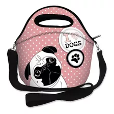 Bolsa Feminina Térmica Lancheira Marmita Cooler I Love Dog