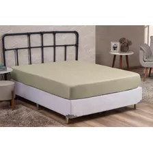 Lençol Casal Avulso Com Elástico Microfibra Premium Cama Box