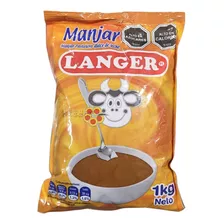 Manjar Dulce De Leche Langer 1 Kg (caja 10 Un)