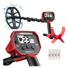 Detector De Metais Minelab Vanquish 340 Cor Preto-vermelho