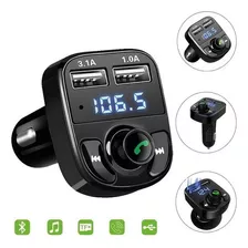 Transmisor Fm, Receptor, Cargador Bluetooth Mp3 Para Coche