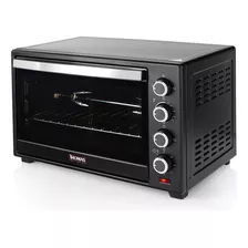 Horno De Mesa Eléctrico Thomas Th-38n Negro 220v