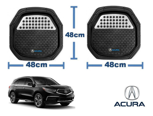 Tapetes 4pz Charola 3d Logo Acura Mdx 2018 2019 2020 2021 Foto 3