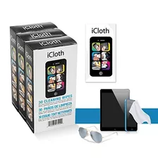 Icloth Lens And Screen Cleaner | Paquete De 3 X 30 Paquetes