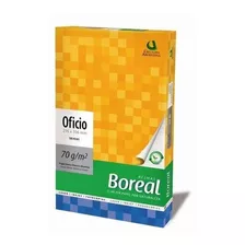 Resma Oficio Boreal 70gr Papel Obra Prem Color Blanco