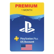Cartão Psn Plus Americano 1 Mês Playstation Store