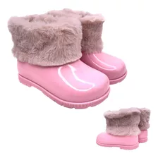 Bota Infantil Menina Galocha Feminina Criança Cano Curto