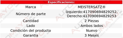 2) Terminales Exteriores Meistersatz 320i L6 2.2l 2001-2005 Foto 2