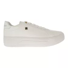 Tenis Allison Color Blanco Con Detalle Dg