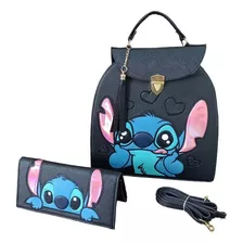 Stich Bolsa Mochila 3 En 1 Con Cartera