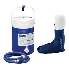 Kit Sistema Crioterapia Aplicador P/ Tornozelo + Cooler