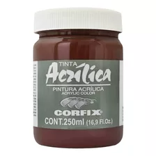 Acrilica Corfix 250ml 113 Vermelho Oxido Transparente