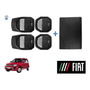 Tapetes 4 Piezas Charola 3d Logo Fiat Panda 2007 A 2012