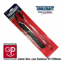 Llave Saca Filtro Universal Cadena 57- 120 Mm Toolcraft G P