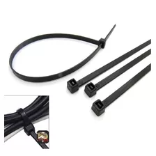 50 Abraçadeiras Enforca Gato Lacre Nylon 40cm X 5mm Cor Preto