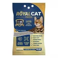 Royal Cat Arena Gato 10kg Talco Bebe Antibacterial Sin Polvo