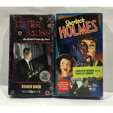 Peter Gunn Sherlock Holmes 2 Vhs Nuevos Ingles