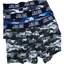 Boxers Algodon Y Lycra Estampados S Al 3xl- Jaline Art. 232 