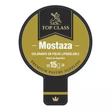 Colorante Liposoluble En Polvo Mostaza 15gr / 50cc Top Class