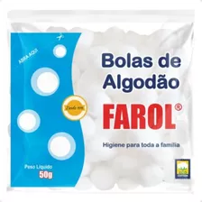 Algodao Bolinhas 50g Hidrófilo Hipoalergênico Alta Absorção