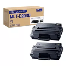 2 Toner Novo Mlt-d203u P/ Impressora Samsung M4070fr M4020nd