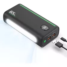 Power Bank 30000 Mah 65w Carga Macboook Portátil X Puerto Tc