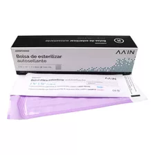 Bolsa De Esterilizar Aain Lila 2 3/4x10 (7x26cm) C/200 Pzas