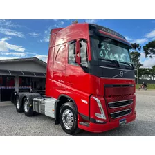 Volvo Fh 540 Pac Ec 6x4 2023 Vermelho Traçado Susp Mol Fh540