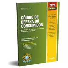 Livro Codigo De Defesa Do Consumidor 2024 - 39ª Edição