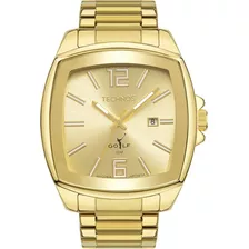 Relógio Technos Masculino Dourado Quadrado Golf 2115koi/4p