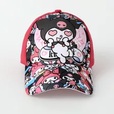 Gorra Niña, Jockey Hello Kitty, Kuromi, Ajustable 2 A 8 Años