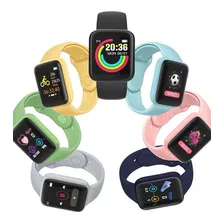 Smartwatch D20s Y68 Macaron, Relógio Digital, Monitoramentos