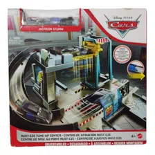 Disney Pixar Cars Rust Eze Tune Up Center Con Jackson Storm 