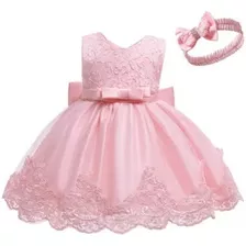 Vestido De Renda Laço, Vestido Para Meninas Vestido De