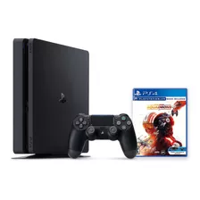 Consola Ps4 Slim De 1tb Jet Black Hdr Controlador