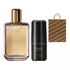 Perfume Savour Yanbal + Desodorante + Bolsa Regalo Navidad