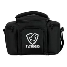 Bolsa Top Lancheira Fitness Térmica Multiuso Reforçada Cor Preto