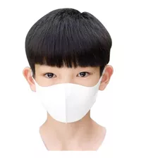 Máscara Proteção Infantil -neoprene-branca-lavável