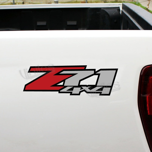 Par De Calcomanias Z71 4x4 Stickers Chevrolet Silverado Foto 2