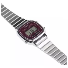  Reloj Casio La670wa-adf Digital De Acero Inoxidable 