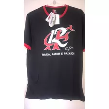 Camisa Flamengo 12 Preta 2007 Raça / Amor / Paixão Raridade