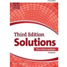 Solutions Pre Intermediate - Workbook - 3rd Ed - Oxford