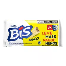 Bis Chocolate Branco Laka 302,4g Tripack 100,8g Cada Lacta