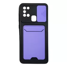  Funda Tpu Para Samsung A13 A23 Con Tarjetero Y Cubre Camara