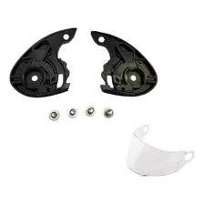 Kit Reparo Fixação Viseira Capacete M1 + Viseira Cristal