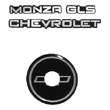 Kit Emblemas Monza Gls Chevrolet + Resinado Capo + Brinde