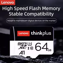 Lenovo-thinkplus Cartão De Memória 64g Sd, A1 U3, Classe 10