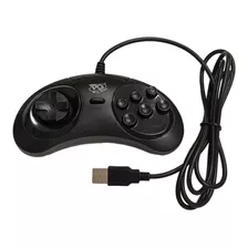 Controle Modelo Mega Drive Genesis 6 Botões Para `pc Usb