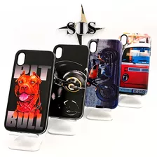 Estuche Protector Para iPhone XR + Vidrio Templado